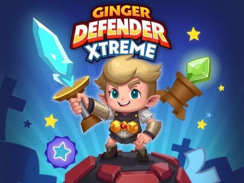 Ginger Defender Xtreme Game Banner